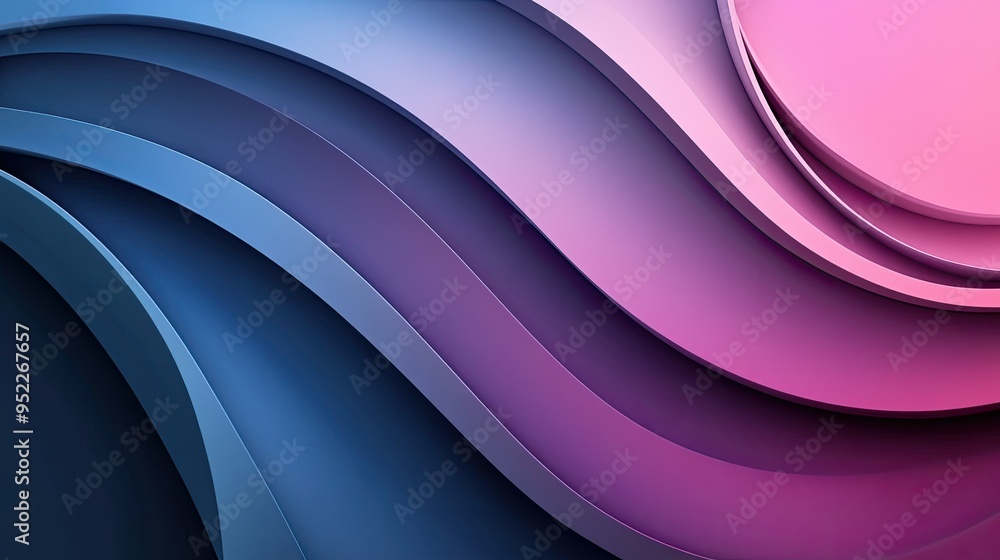 Poster minimalist wallpaper with a soft gradient effect, transitioning from light to dark tones. copy space
