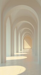 Naklejka premium A simple 3D render with clean lines that would look great as a background