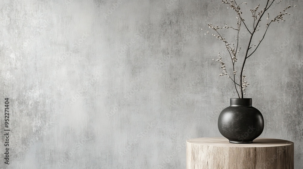 Poster subtle, textured wallpaper in soft, neutral tones, perfect for adding depth and interest to a minima
