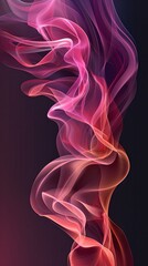 Naklejka premium A smooth wave-like abstract art design background 