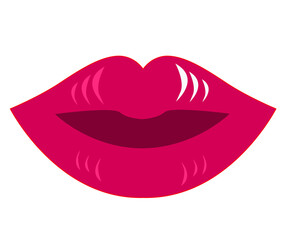 illustration of lips