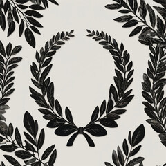 laurel wreath vector ,leaf, pattern, vector, floral, wreath, flower, seamless, laurel, design, nature, d