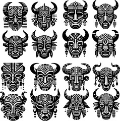 Each mask has unique attributes and intricate designs.