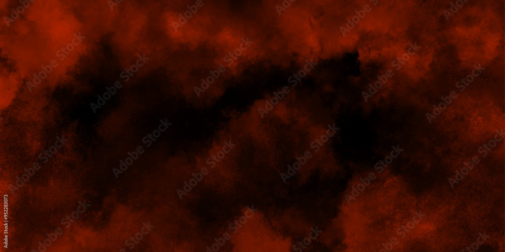 Poster red realistic fog or mist brush effect smoke vape texture overlays vector cloud. abstract smoke expl