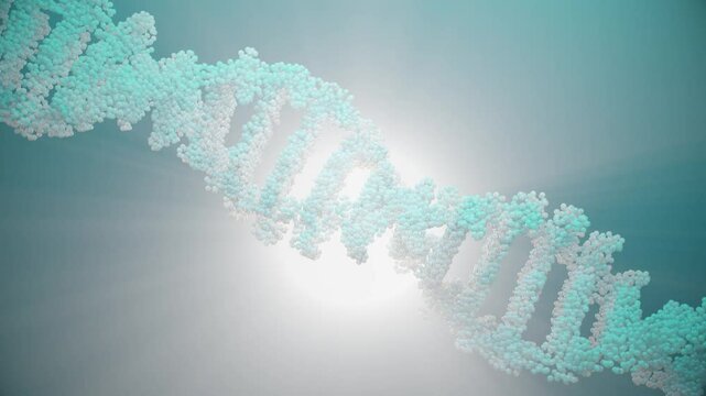 DNA sequence double helix molecule, concept of medical science, human genome, gene splicing