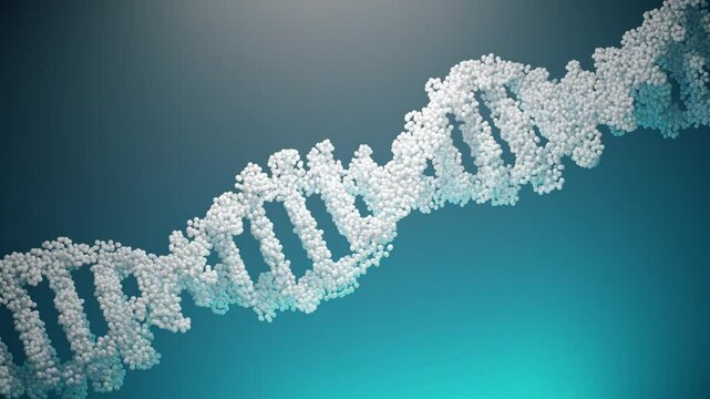 DNA sequence double helix molecule, concept of medical science, human genome, gene splicing