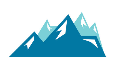 peak mountain vector logo