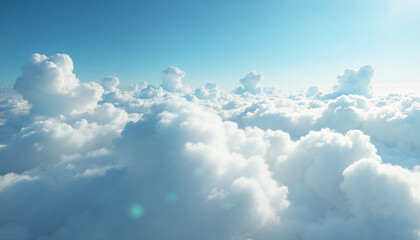 blue sky with clouds