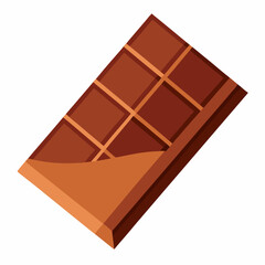 chocolate bar, Vector Chocolate Bar Design – Flat Art with Rich Brown Colors and Wrapper Variations,
