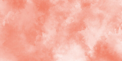 Abstract grunge painted yellow or orange background, old pastel peach and soft light orange watercolor, abstract beautiful bright brush painted pink or brown background. 