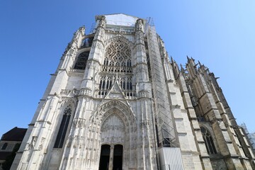 La cathédrale Saint Pierre, cathédrale gothique, ville de Beauvais, département de l'Oise, France