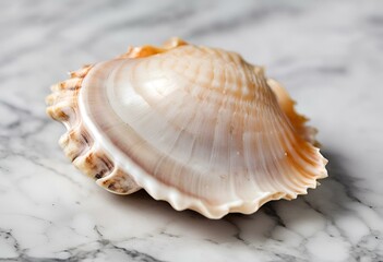 Obraz premium Seashell are beautiful, used as decorations, have patterns and colors.