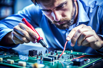 Businessman hand assembling green jigsaw puzzle. Businessman interacting gawith a blue plus sign rep. Check mark with businessman high quality 3d rend. 