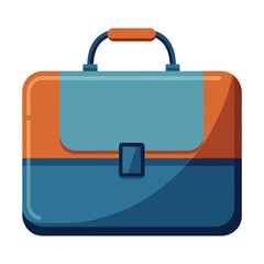 Illustration of Laptop bag Isolated on white