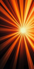 Obraz premium Vibrant red and yellow sunburst pattern creating a dynamic and