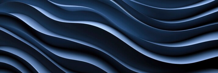 Obraz premium sleek wavy pattern design