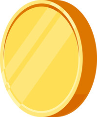 Gold Coin Isolated