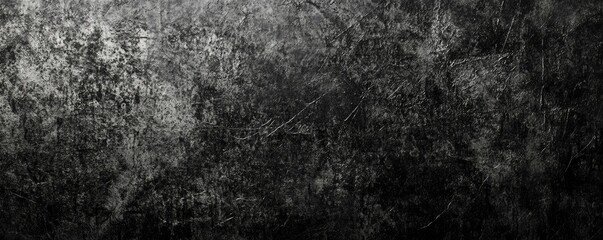 Obraz premium An image created digitally that features a rough, grayscale pattern of dirt and scratches on a black background.