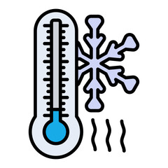 Cold temperature Icon