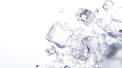 Crystal clear ice cubes 
