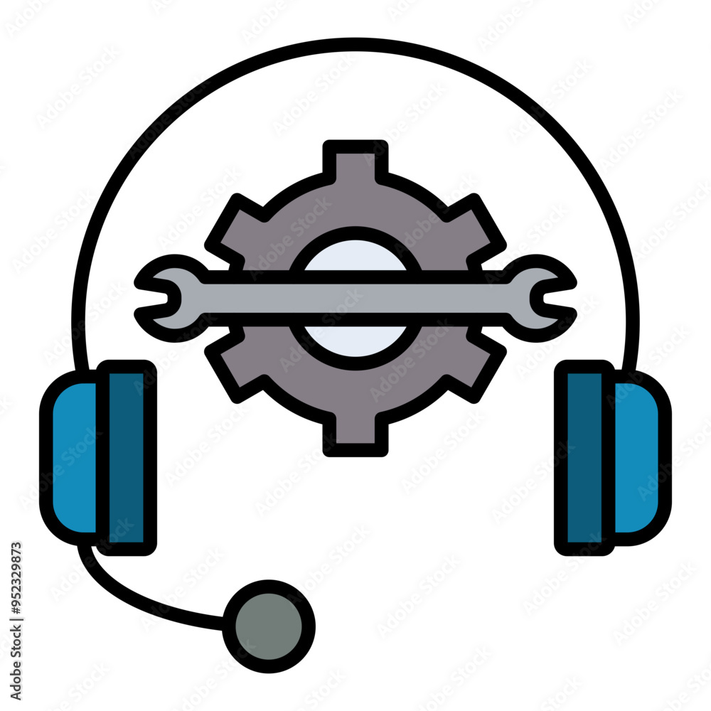 Poster tech support icon