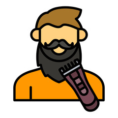 Beard trimming Icon