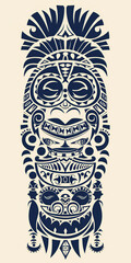 Polynesian Tribal tattoo flash styles illustration