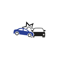 Car Accident Icon for Insurance Claims
