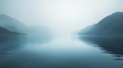 Serene expression showcasing calm and clarity with a clean, simple backdrop