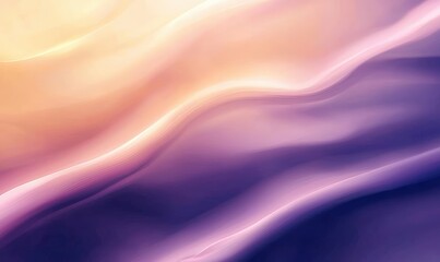 Obraz premium Abstract purple and yellow waves
