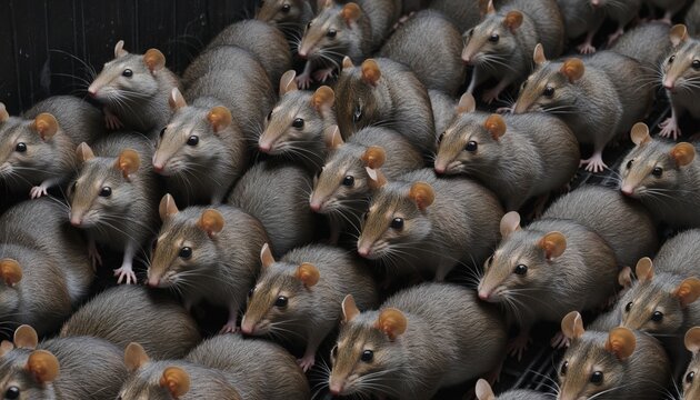 wall paper with a lot of rats