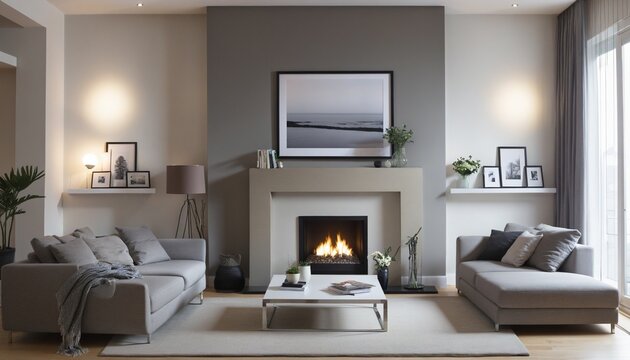 modern living room interior design