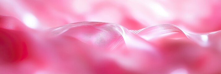 This close-up picture shows a pink wallpaper with a light wave coming from the center of it.