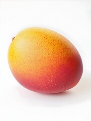 Obraz premium Succulent Whole Mango on Clean White Studio Background