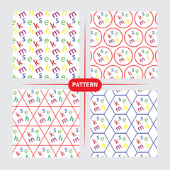 vector abstract organic pattern design background