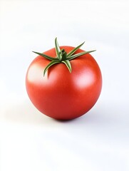 Vibrant Red Tomato on Clean White Background Inspired by Irving Penn s Still Life Photography
