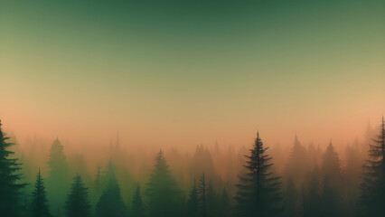 forest color gradient blur background