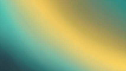Naklejka premium gradient background teal blue to mustard yellow color blur watercolor abstract banner