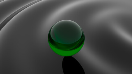 Black Background with Glass Logo