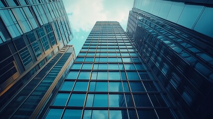 modern office building in hong kong china : Generative AI
