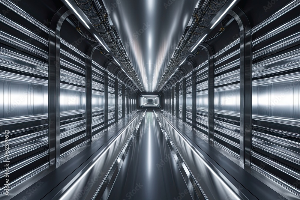 Poster illuminated flow design in advanced metallic technology environment