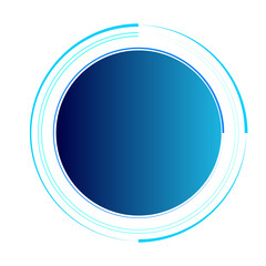 Tech Hud Circle PNG