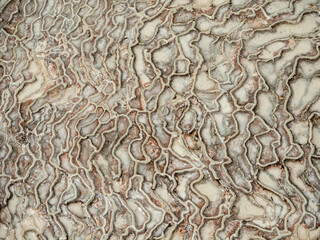 Pamukkale travertine terraces and the ancient Greek city of Hierapolis, Turkey