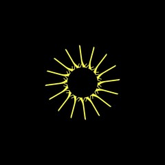 Circle vector logo template design . logo design wave circle icon vector illustration