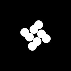 Vector logo design template. Circle abstract icon. Circle illustration design  logo