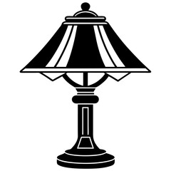 lamp vector, vintage street lamp