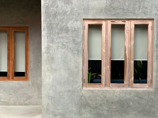 old window in the wall