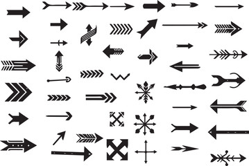 collection of arrows vector