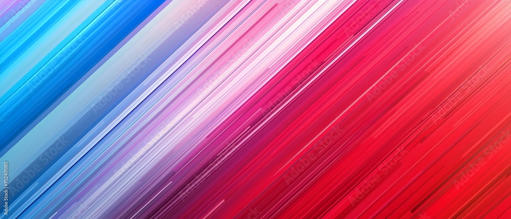 Poster a flat vector illustration of a vibrant abstract background, diagonal stripes with a gradient transi