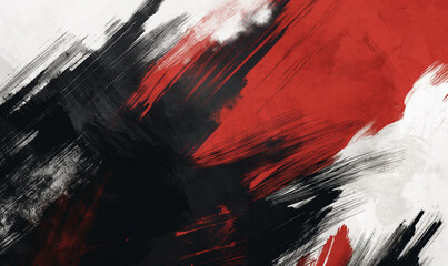 Red and black color background, brush stroke, grunge style, minimalistic design, epic wallpaper